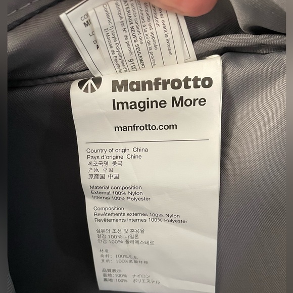 NWT Manfrotto Adventure 1 Camera Backpack - Picture 10 of 11